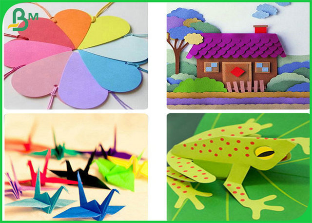 幼稚園の子供Origamiのために承認される240gsm 300gsm色のブリストル カードFSC
