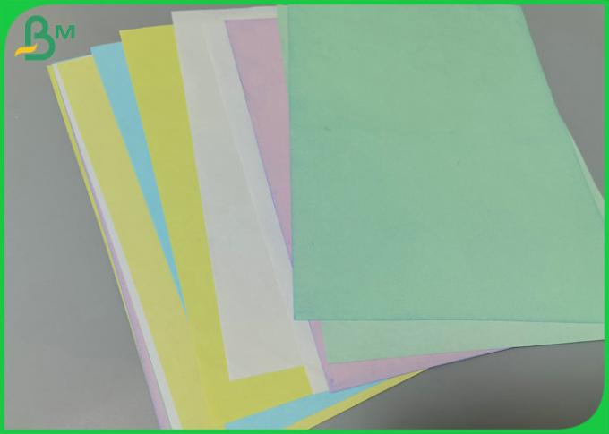 NCR 50gsmレシート作成のためのカナリア色の色CFBのCarbonlessコピー用紙 ロール