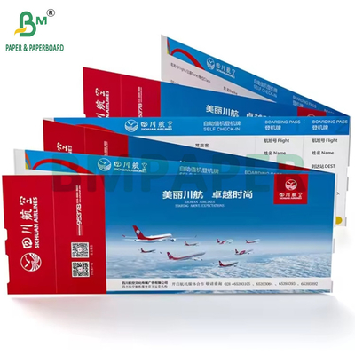 175g カスタム 熱気航空 航空券 搭乗券 紙 18.8cm x 8.3cm