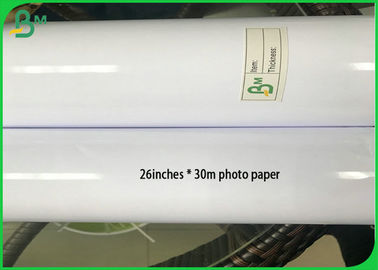 水彩画の24インチの光沢のある写真のペーパー ロールの200G PEの塗被紙/印刷36インチ