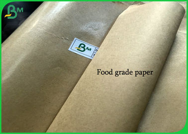 FDA食糧パッケージのための1つの側面のPEの上塗を施してある食品等級ペーパー ロール/120g 90g 50gクラフト紙