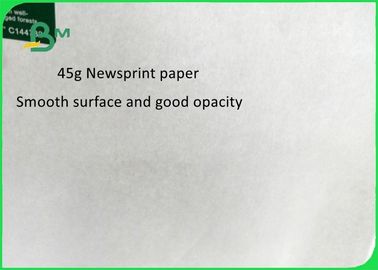 30LB 48.8gsmはパッキングの花のための滑らかな表面の新聞用紙のペーパーを緩め、薄くします