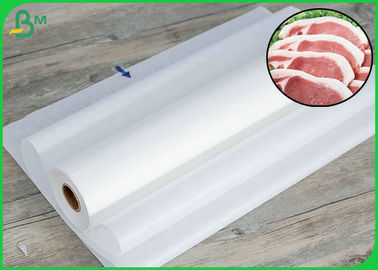 30gr 40gr肉のための白い色MGの肉屋の包装紙ロール