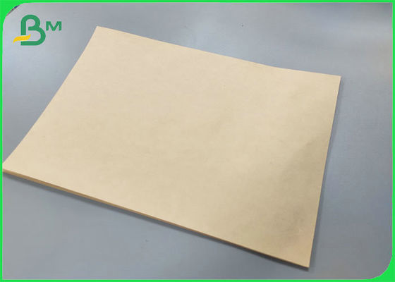 FDA公認80sm 120gsm無漂白のクラフト紙のタケ パルプの食品包装のペーパー