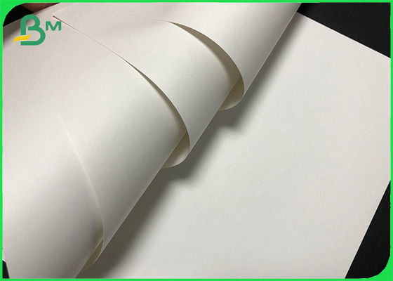 印刷できる250gsm 300gsm白いクラフト紙は食品等級のハンドバッグ材料を広げる