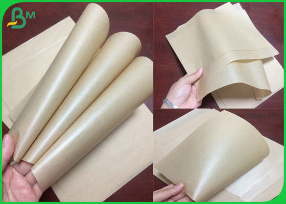 70gsm 80gsmナットの包装の紙袋のためのPEによって塗られるブラウン クラフト紙 ロール