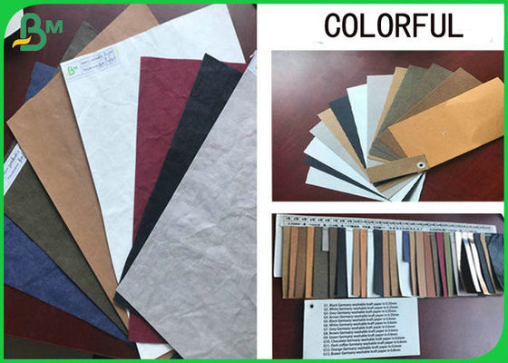 Totebagのためのさまざまな色0.3mm 0.55mm厚い再生利用できる洗濯できるクラフト紙