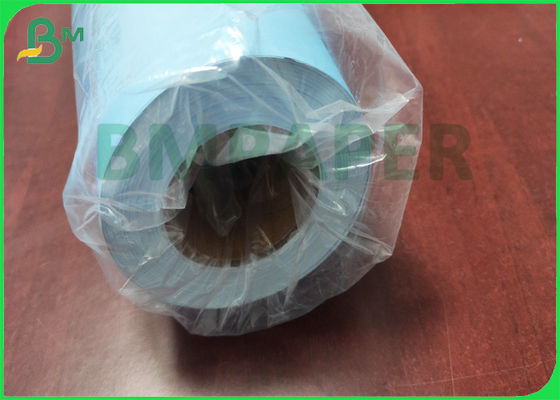 単一の味方された青写真の結束ペーパー80gsm 880mm x 50m 2インチの中心