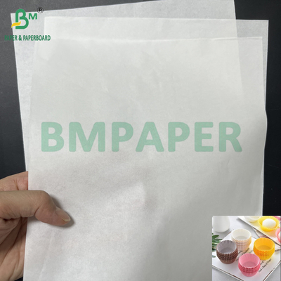 滑らかな油性 38 60 GSM ホワイト カップケーキ 紙 布団 シート キット 3 キット 5