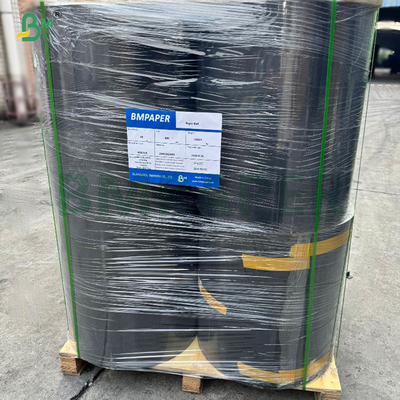 60g ストローペーパー 赤ストライプ 全黒色 トップペーパーロール 600mm 620mm
