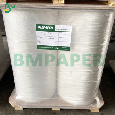 60/120 gsm 木製パルス 印刷可能 高硬さ ストロー紙ロール