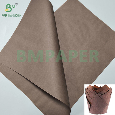 40gm Greaseproof Brown Baking Cup Cake Paper Tray マフンのインライン
