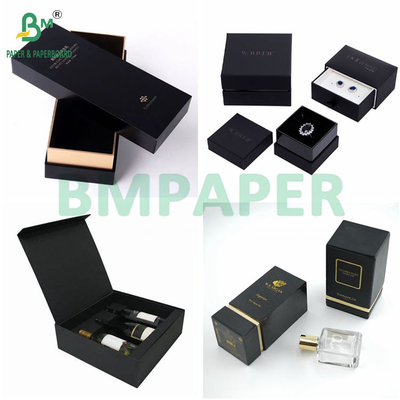 1mm 1.5mm 2mm 両面 プレミアム化粧品ケース用黒い硬紙