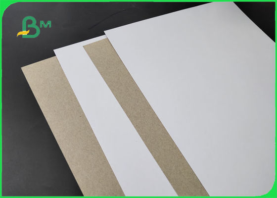 白1mm 2mmのFSC 250/300/400gsm C1Sの灰色の背部光沢のある側面3mm