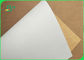 食糧パッケージのための1枚の側面の粘土によって塗られる漂白された白い上のクラフトの背部はさみ金のペーパー