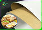 バージンの木材パルプ250gsm -食糧箱のための360gsm白い上のクラフトの背部