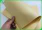 食品包装紙のための生物分解性のタケ パルプ ペーパー70g 90gブラウン包装のペーパー