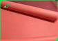 再使用可能なクラフト紙の生地の洗濯できるペーパー0.55mm赤い色150cm