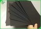 黒いクラフト紙の350GSM自然な木材パルプはのための上限のギフト用の箱を作る