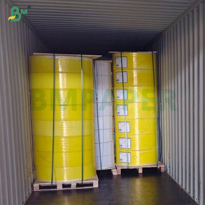 白 青 黄色 78-85g 無炭素コピー紙 214mm 305mm 650mm ロール