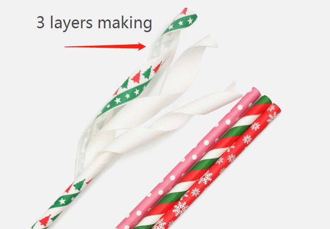 使い捨て可能なわらのためのよい水Repellency 120Gr白いクラフト紙 ロール14mm 13.5mm