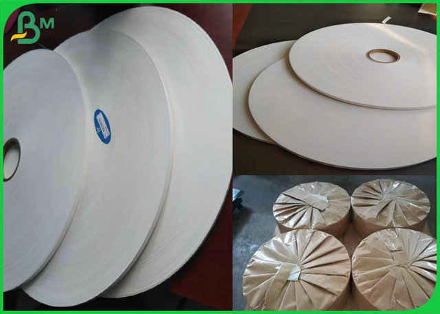 使い捨て可能なわらのためのよい水Repellency 120Gr白いクラフト紙 ロール14mm 13.5mm