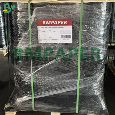 26.5mm Food Grade Paper Slitting Rolls For Straw Wrapping Paper 26gsm 25gsm