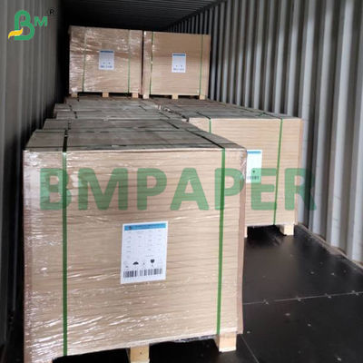 C1S 瓶とガラスラベルのための片側ラベルの顔材料で覆われた白紙