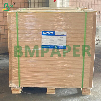 紅色のストライプ付き単面ワックスコーティングクラフト紙 37gm 42gm 果物を包む用