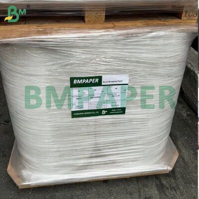 軽量 白色またはカスタム印刷 包装用紙 個別ストローラップのためのスライドロール