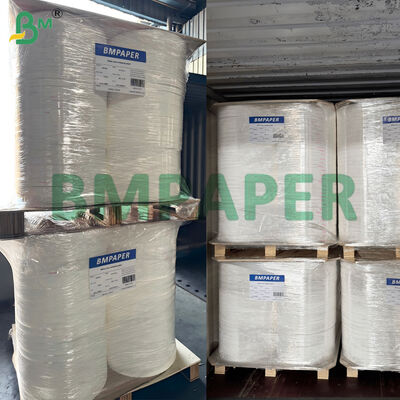 24-28gm ホワイトクラフト紙 高速機械の包装のために強い