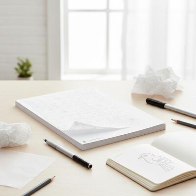 履歴紙 白い透明なパターン紙 履歴紙 縫製用 図面