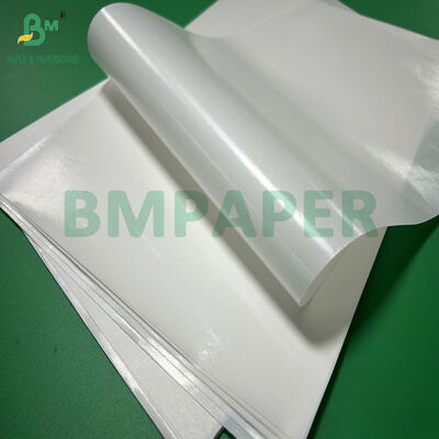 380mm 400mm 40gsm +10PE 砂糖包装のための白くされた白色MGクラフト紙ロール