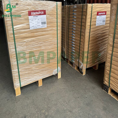 380mm 400mm 40gsm +10PE 砂糖包装のための白くされた白色MGクラフト紙ロール