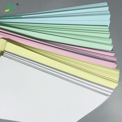 Multi-colored 55gsm 60gsm Self-copying Paper NCR 650mm X 920mm Black Image