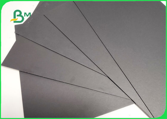 FSC SGSのFDAはノート カバーのための350gsm 400gsmの黒のボール紙を証明しました