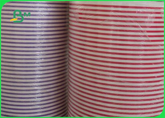 60gsm 120gsmの食品等級インク黄色はわら紙ロールSlitted 14mm 15mmを印刷しました