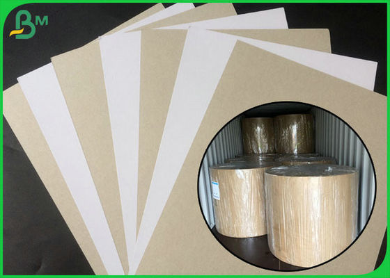 大きいロール パッキングの灰色の背部を持つFSCによって証明される上塗を施してある複式アパート板白い側面