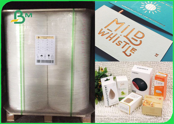 250 / 300gsm FSCはよい証明しま光沢のある折る紙箱用厚紙をロールで印刷します