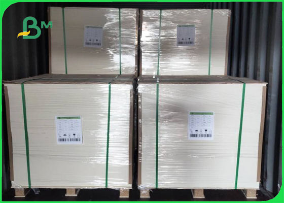 18PT食品包装のための白い上塗を施してあるクラフトの背部食糧板1100mmロール